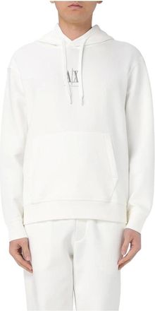 A|X Armani Exchange Hombre, Sudaderas, Blanco, Talla: 2XL