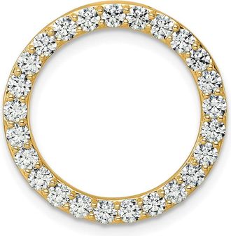 Diamond2Deal 14k Yellow Gold Lab Grown Diamond Pendant (1.5ct, VS, G-H)