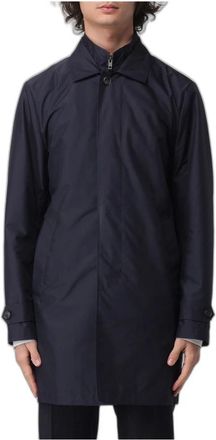 Fay Morning Coat - Heren - Mantel - Blauw - 2XL - Polyester - Jassen