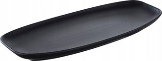 Revol Revol Club Plato Negro 36 X 15 Cm En Porcelana