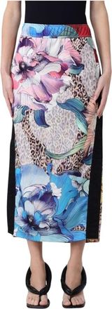 Just Cavalli Dames, Rokken, Veelkleurig, Maat: M Poliester