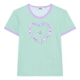 GCDS Mujer, Camisetas, Verde, Talla: S