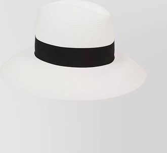 Borsalino panama hat with black band