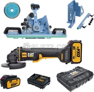 Sigma Maquina Para Biselar Sigma Jolly Edge 37a3d + 37c + Amoladora Angular Cat Dx31b