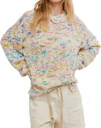Free People Harlyn Pullover In Ivory