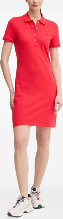 Lacoste Abito corto a maniche corte - Rosso