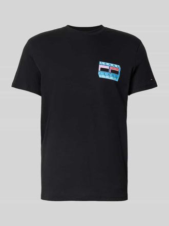 Tommy Jeans Regular Fit T-Shirt aus reiner Baumwolle in Black, Gr&ouml;&szlig;e L