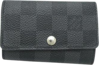 Louis Vuitton Pre-owned Wallets, male, Black, Size: ONE SIZE Pre-owned Damier Graphite Keycase