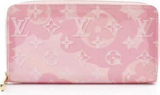 Louis Vuitton Pink Vernis Patent Leather Long Wallet (Bi-Fold) (Pre-Owned)