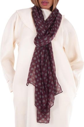 Celine Biscotto-Print Muslin Stole