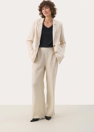 Part Two Casual broek Classic fit French Oak beige