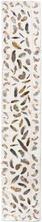 Herm&egrave;s Pre-owned Plumes Sjaal - Dames - Vintage Accessoires - Beige - ONE Size - Wol - Vintage