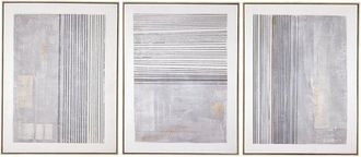 Bassett Mirror Company Set Of 3 Razi Framed Canvas