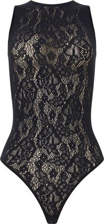 Wolford Infinite Rose Bodysuit - Dames - Bodies - Blauw - L - Katoen - Tops