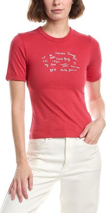 Rag & Bone Sweetheart Phrases Mica Ringer T-Shirt