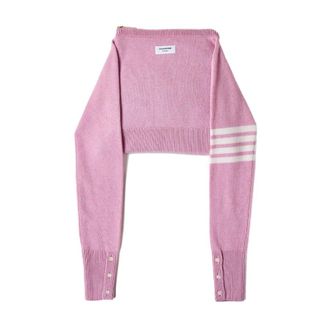Thom Browne Pink Wool Clutch