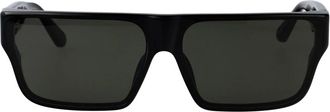 Linda Farrow Stijlvolle zonnebril voor Brady - Dames - Zonnebrillen - Zwart - 63 MM - Accessoires