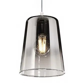 Top-Light Top-light - Sospensione Top Light Shaded 1164cr S1 E27 Led Vetro Colorato Lampada Soffitto Moderna, Colore Cromo