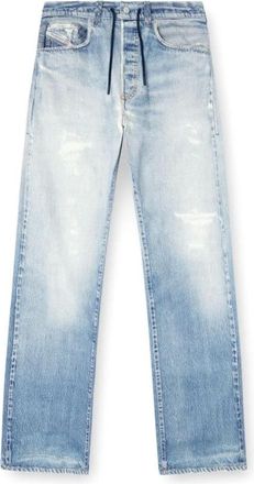 Diesel Heren, Jeans, Blauw, Maat: W32 Katoen