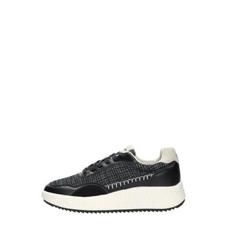 Palpa Schoenen, Dames, Zwart, 42 EU, Leer, Sneakers Laag