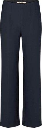 Rue de Femme Olana Wide Pants - Dames - Wijde Broeken - Blauw - 2XL - Polyester - Broeken