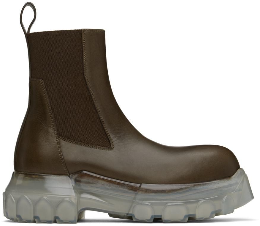 Rick Owens Porterville Army Tractor boots - men - Calf