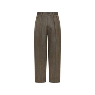 Nine In The Morning Pantalones de pinzas Kai - Trousers - Hombre - Marr&oacute;n - XL