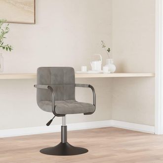 vidaXL Silla De Comedor De Terciopelo Verde Claro Vidaxl