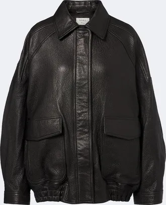 R&oacute;he R&oacute;he Leather blouson jacket