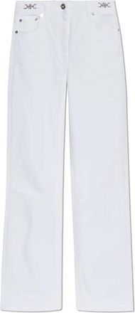 Versace Rechte pijp jeans - Dames - Regular Fit Jeans - Wit - W26 - Katoen - Jeans