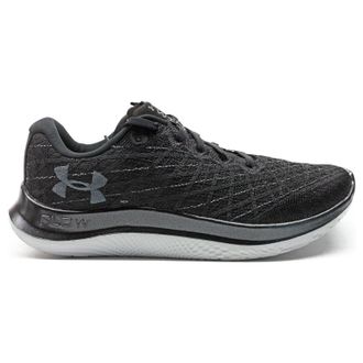 Under Armour Flow Velociti Wind Synthetic Textile Womens Low Top Trainers - Black Black - Size:UK 4.5