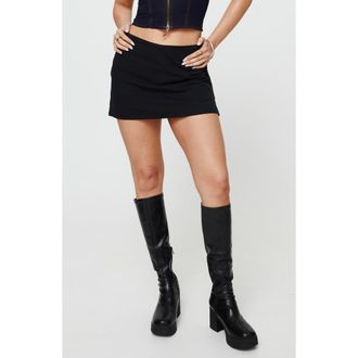 Princess Polly Gigi Skort in Black at Nordstrom, Size 10