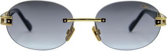 Cazal 7118/3 001 Mens Sunglasses Gold Size 56