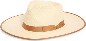 Brixton Jo Straw Rancher Hat in Natural at Nordstrom Rack, Size X-Small