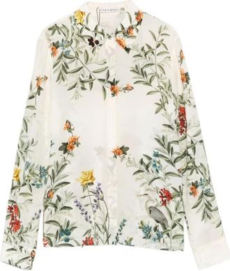 Alice & Olivia Mujer, Blusas y Camisas, Beige, Talla: XS