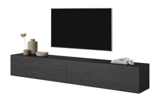 Selsey Selsey - Mueble Tv Bisira 200 Cm Fresno Negro