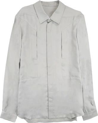 Rick Owens pocket shirt - men - Fabric - 48 - Grey