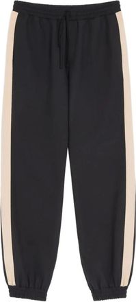 Valentino Broeken, Heren, Zwart, M, Polyester, Jersey Bottom VGold