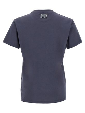 Fendi Logo-Embroidered Cotton T-Shirt - Navy