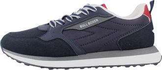 Bullboxer Sneakers - Heren - Schoenen - Blauw - Maat: 43 EU Katoen