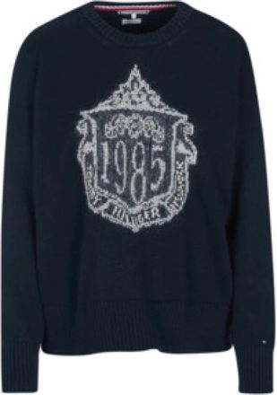 Tommy Hilfiger Dames, Truien, Blauw, Maat: S