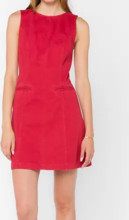 Velvet Heart Matilda Mini Dress In Cardinal