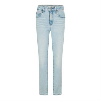 Levi's Womens Levis High Rise Skinny Jeans in Lever Left - Blue - Size 31W/32L