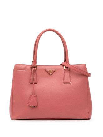 Prada Borsa tote Lux Galleria media in pelle Saffiano 2000-2025 - Rosa