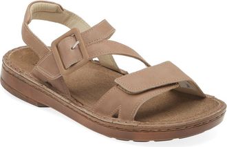 Naot Castelo Sandal in Khaki Beige Leather at Nordstrom, Size 10Us