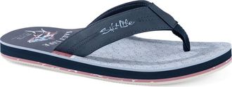 Salt Life The Harbor Flip Flop in Navy /Navy at Nordstrom, Size 10
