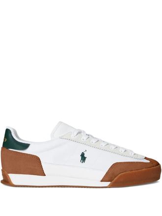 Polo Ralph Lauren Hester suede low-top sneakers - White