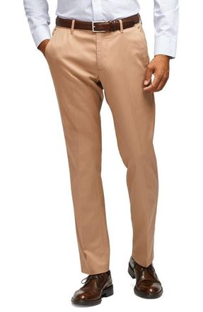Bonobos Stretch Weekday Warrior Slim Fit Dress Pants in Khaki Tan at Nordstrom, Size 32 X 34
