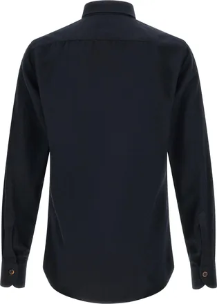 Borriello Pure Cotton Shirt - Navy