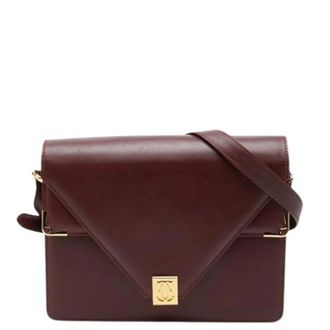 Cartier Pre-owned Cross Body Bags, female, Red, Size: ONE SIZE Pre-owned Must Shoulder bag